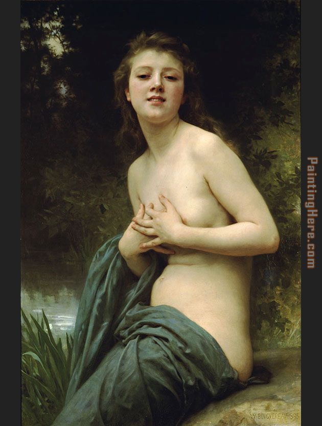 Spring Breeze painting - William Bouguereau Spring Breeze art painting